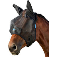 Produktbild von WeatherBeeta Comfitec Insect Guard Fliegenmaske mit Ohren Schwarz XL