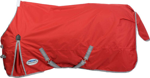 WeatherBeeta Comfitec Lite Classic Standard Turnout Pferdedecke WB198 Rot Silber Marineblau 90cm – Bild 1 von 1