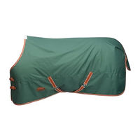 Produktbild von Weatherbeeta Comfitec Nacken Lite Plus Pferdedecke in Grün Orange Weiß