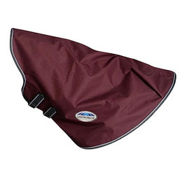 Weatherbeeta ComFiTec Plus Dynamic II Neck Rug Pferdedecke Medium 220g Maroon Grau Weiß - 220 g – Bild 1 von 2