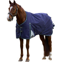 Produktbild von WeatherBeeta Comfitec Plus Dynamic Standard Logo Pferdedecke WB2323 Marine/Tannengrün 198cm