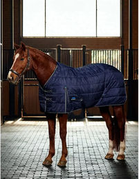 Produktbild von Weatherbeeta ComFiTec PP Channel Quilt II Stalldecke für Pferde in Blau
