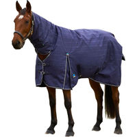 Produktbild von WeatherBeeta Comfitec Prelim Combo-Kragen Pferdedecke Karo Marine 168cm