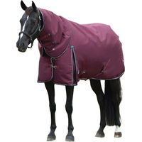 Produktbild von WeatherBeeta Comfitec Prelim Standard Pferdedecke WB2392 Burgunderrot/Marine 175cm