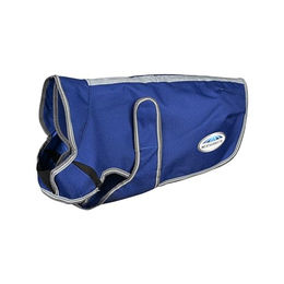 Weatherbeeta Comfitec Premier Free Duo Delux Hundemantel Parka wasserdicht Dunkelblau Grau Weiß 45 cm – Bild 1 von 7