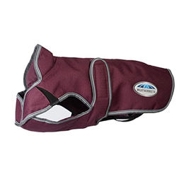 Weatherbeeta Comfitec Premier Free Parka Deluxe Hundemantel wasserdicht Grau Rot Weiß 50 cm - 1 Stk. – Bild 1 von 7