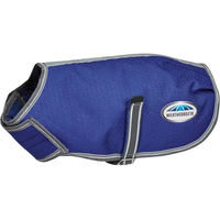 Produktbild von Weatherbeeta ComFiTec Premier Free Parka Hundemantel wasserdicht Medium Blau Grau Weiß