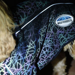 Produktbild von Weatherbeeta Comfitec Reflective Muster Active Hundemantel mit Fleece und wasserabweisender Funktion