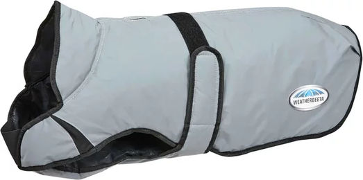 Weatherbeeta Comfitec Reflektierender Hundemantel Wasserabweisend Silber Grau Medium – Bild 1 von 7