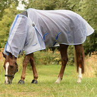 Produktbild von Weatherbeeta Comfitec Ripshield Plus Combo-Kragen Pferdedecke Weiß/Blau 168cm