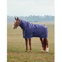 Produktbild von Weatherbeeta Comfitec Tyro 220g Outdoor-Pferdedecke mit Halsansatz in Blau