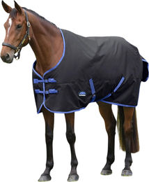 WeatherBeeta Comfitec Tyro Pferdedecke Schwarz/Kobalt 183cm – Bild 1 von 1