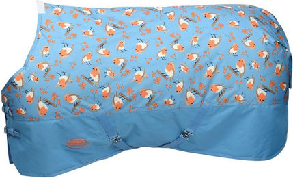 Weatherbeeta Comfitec Tyro Standard Pferdedecke Medium in Grün Orange Weiß Blau – Bild 1 von 9