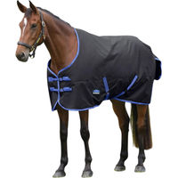 Produktbild von WeatherBeeta Comfitec Tyro Standard Pferdedecke Schwarz Kobalt 168cm