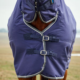 Weatherbeeta Comfitec Tyro Weidedecke für Pferde Turnout Combo Blau – Bild 1 von 6