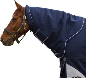 WeatherBeeta Comfitec Ultra Turnout Neck Cover Pferdehalsschutz 220g Größe M Navy – Bild 1 von 1