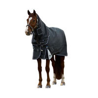 Produktbild von WeatherBeeta Comfitec Ultra Turnout Pferdedecke mit abnehmbarer Halsdeckung Charcoal 7ft 50G