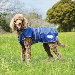 Weatherbeeta ComFiTec Windbreaker Free Deluxe Hundemantel mit Fleece und wasserabweisender Funktion Blau 30 cm – Bild 1 von 8