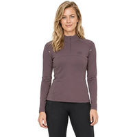 Produktbild von Weatherbeeta Damen Reiter-Hemd 1/4 Zip Langarm mit 37.5 Technologie