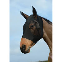 Produktbild von Weatherbeeta Deluxe Stretch Fliegenmaske für Pferde mit Ohrenschutz Schwarz - 1 Stk.