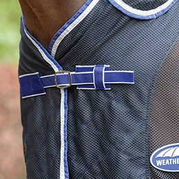 Weatherbeeta Docht Dri II Kühler Combo Halsband Grau Blau Weiß – Bild 1 von 3