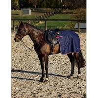 Produktbild von Weatherbeeta Essential Fleece-gefütterte Nierendecke für Pferde Marineblau/Burgunderrot Größe XS