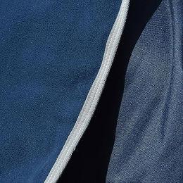 Weatherbeeta Essential Fleece Gefüttertes Viertellaken Größe S Navy Silber Rot – Bild 1 von 2