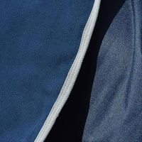 Produktbild von Weatherbeeta Essential Fleece Gefüttertes Viertellaken Größe S Navy Silber Rot