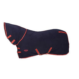 Weatherbeeta Fleece Cooler Combo Neck für Pferde in Blau Rot Weiß Größe 85 – Bild 1 von 2