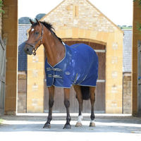 Produktbild von WeatherBeeta Fleece Cooler Standard Pferdedecke Blau Grau Weiß Größe 85
