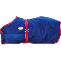 Produktbild von WeatherBeeta Fohlen Halsdecke Standard 1200D Marineblau Rot Weiß 55cm