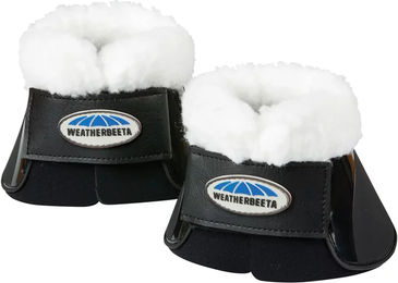 Produktbild von Weatherbeeta Gamaschen für Pferde mit Fleece-Trim in Schwarz für Ponys