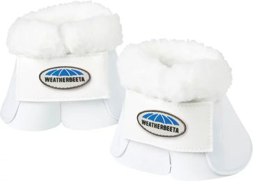 Weatherbeeta Gamaschen für Ponys mit Fleece-Trim in Weiß – Bild 1 von 1