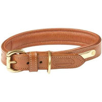 Produktbild von Weatherbeeta Gepolstertes Hundehalsband aus Leder Braun XL