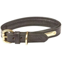 Produktbild von WeatherBeeta Gepolstertes Hundehalsband aus Leder Schwarz Größe L