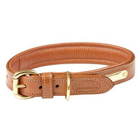 Produktbild von WeatherBeeta Gepolstertes Leder Hundehalsband Braun Größe S