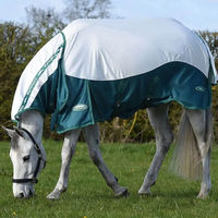 Produktbild von WeatherBeeta Green-Tec Airflow Mesh Kombi-Halsdecke Weiß/Libellenblau 1,27 m