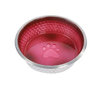 Produktbild von Weatherbeeta Hundefutternapf aus Edelstahl rutschfest 16,5cm Magenta