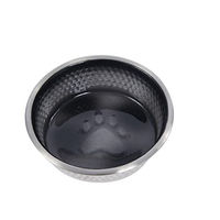 Produktbild von Weatherbeeta Hundefutternapf aus Edelstahl rutschfest Schwarz 16,5cm
