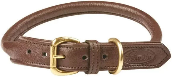Weatherbeeta Hundehalsband aus Leder Braun Größe L – Bild 1 von 6