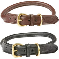 Produktbild von Weatherbeeta Hundehalsband aus Leder Braun XXL für Riesenrassen