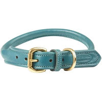 Produktbild von Weatherbeeta Hundehalsband aus Leder in Türkis für Riesenrassen XXL