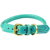 Produktbild von Weatherbeeta Hundehalsband aus Leder in Türkis Größe XS