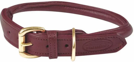 Weatherbeeta Hundehalsband aus Leder in XXL Maroon – Bild 1 von 6