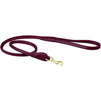 Produktbild von Weatherbeeta Hundeleine aus Leder in Maroon Größe M