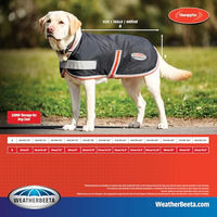 Produktbild von WeatherBeeta Hundemantel ComFiTec 1200D Therapy-Tec Weiß-Silber 35 cm zur Unterstützung der Gelenke