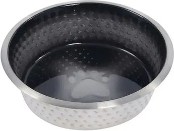 Weatherbeeta Hundenapf aus Edelstahl mit rutschfestem Boden Schwarz 13cm – Bild 1 von 4