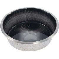 Produktbild von Weatherbeeta Hundenaustopf aus Edelstahl mit rutschfestem Boden Schwarz 19,5cm