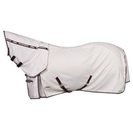 Weatherbeeta Hybrid Jahreszeiten Combo Nacken Decke Weiß Kastanienbraun – Bild 1 von 4