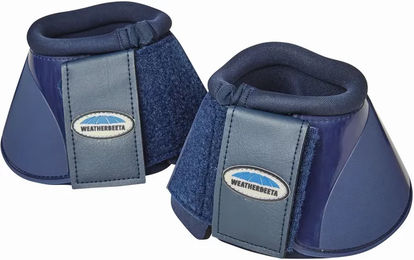 WeatherBeeta Impact Hufglocken Gamaschen aus Neopren für Ponys in Blau – Bild 1 von 1